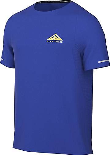 nike laufshirt herren blau|T.